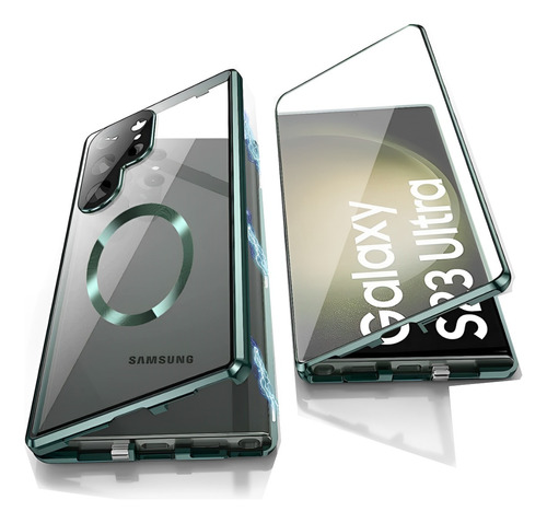 Case 360º Shield Metal Para Samsung S22 S24 S23 Ultra Fe +