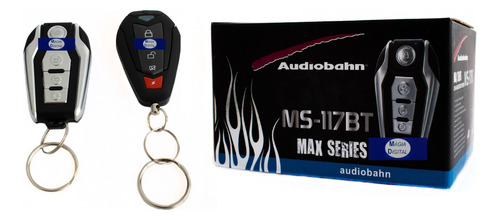 Alarma Automotriz Bluetooth Audiobahn Ms-117bt App Ios Andro