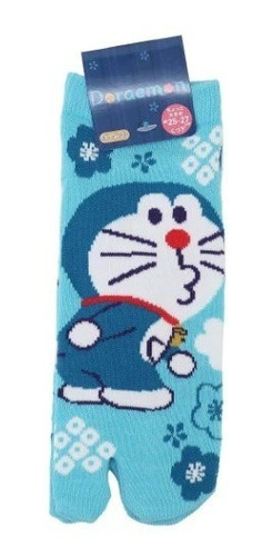 Doraemon Tabi  Ninja  Calcetas Japonesa Tabi Azul