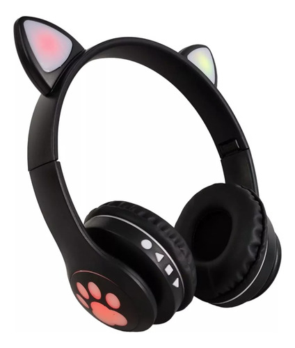 Diadema Headset Gato Audífono Bluetooth Inalámbrica Gamer #1