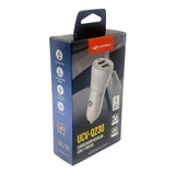 Carregador Veicular Com 2 Usb Qc3.0 3,0a Ucv-q230wh C3 Tech Cor Branco