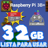 Retroplay Micro Sd 32gb Para Raspberry 3b+ Miles De Juegos!