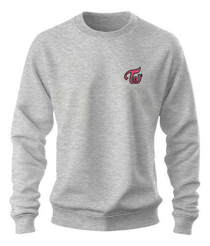 Sudadera Sweater Bordado Twice Girl Group Logo Rosa Corean | Envío gratis
