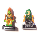 Transformers Set 2 Minifiguras Kreeo Hasbro Rhinox Y Barrage