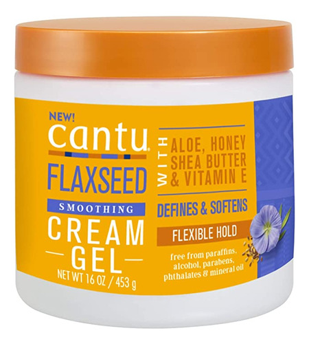 Cantu Crema De Linaza Gel 16 Oz Tarro (paquete De 2)