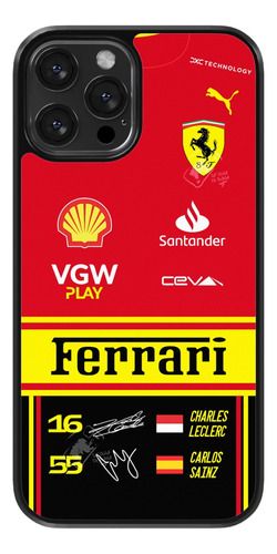 Funda Celular Ferrari F1 Team Gp Monza 2023 Para iPhone 