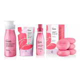 Kit 4 Productos Frambuesa Y Pimienta Rosa Natura Tododia