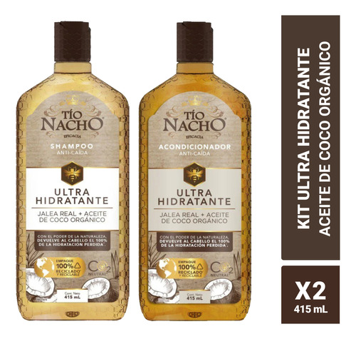 Pack Tío Nacho Ultra Hidratante Shampoo + Acondicionador