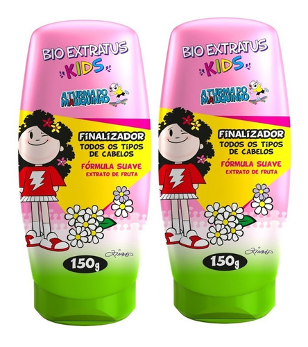 Linha Kids 2x Finalizador 150g Proteção Bio Extratus