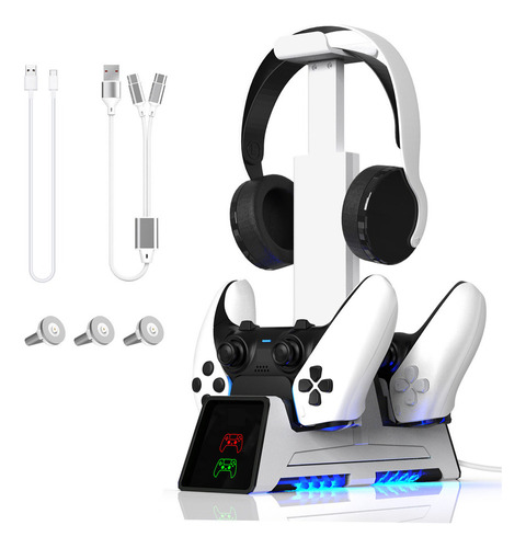 Cargador Para Mando Elite De Ps5. Base Auriculares Psvr2