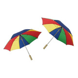 Mini Guarda Chuva Frevo Sombrinha Carnaval Festa Kit C/2