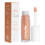 Lip Glitter Gloss Dailus Lançamento Gold Não Fica Pegajoso