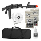 Rifle De Airsoft Neptune Ak74 Aeg Rossi 6mm + Capa + Munição