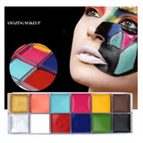 12 Color Pigment Body Face Paint Imagic