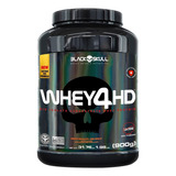 Whey Protein 4hd Zero Lactose Pote 900g - Black Skull Sabor Baunilha