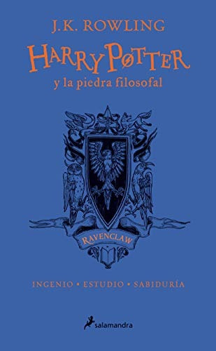 Libro Harry Potter Y La Piedra Filosofal. Casa Ravenclaw (