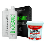 Kit Progressiva Lisorganic Troia Hair + Máscara 1kg 1.9.3 