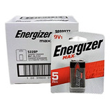 Pilas Bateria 9v Energizer Max Alcalina - Caja 12 Unidades