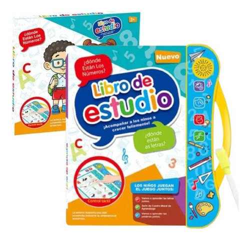 Libro De Sonido Aprendizaje Interactivo Inglés Español Niños