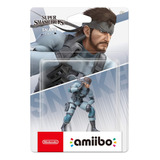 Figura Amiibo Original Solid Snake Super Smash Bros