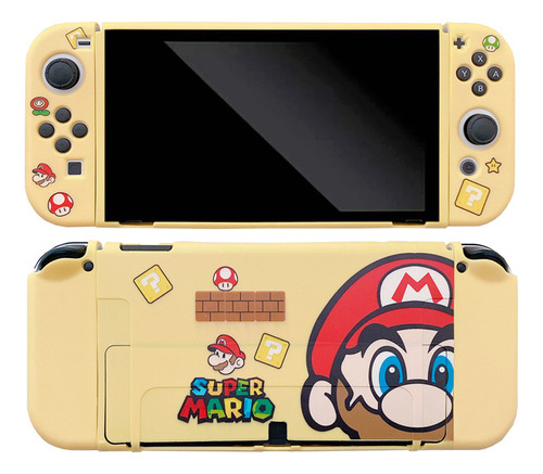 Mario  Funda De Silicona Para Nintendo Switch Oled 0209