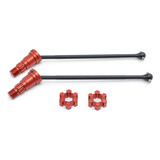 2 Pieces Metal Front Rear Driveshaft C 1