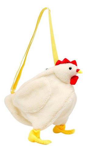 Bolso Bandolera For Mujer, Estilo Pollo, Animales, Gallina Acabado De Los Herrajes Fix Color Fix Color De La Correa De Hombro Fix Diseño De La Tela Fix