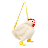 Bolso Bandolera For Mujer, Estilo Pollo, Animales, Gallina Acabado De Los Herrajes Fix Color Fix Color De La Correa De Hombro Fix Diseño De La Tela Fix