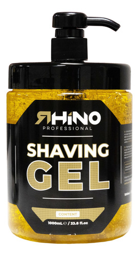 Shaving Gel Rhino Professional Golden Gel De Afeitar