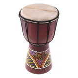 Tambor Africano Instrumento Tradicional Musical De Madera Ma