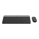 Combo Teclado E Mouse Sem Fio Wireless Logitech Mk470