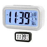 Reloj Despertador Digital Libercam Rrd-00bl Alarma Hora Fecha Temperatura A Pilas Color Negro