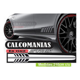 2pz Stiker Vinil Calcas Rótulos Laterales Autos Sport