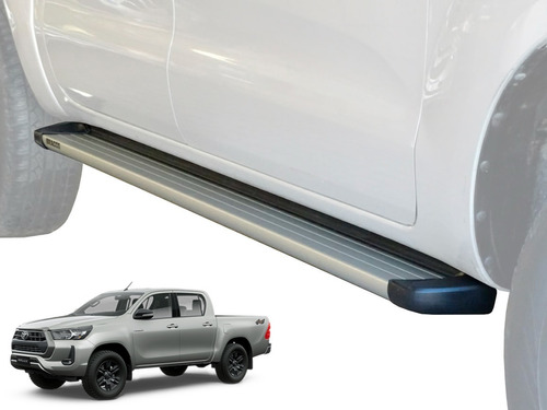 Estribos B1 Aluminio Hilux 2016+ - Bracco