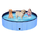 Piscina Para Perros De 63 X 12 Pulgadas, Piscina Plegable De