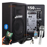 Caixa De Som Amplificada Ativa Bluetooth 150w Rms +microfone