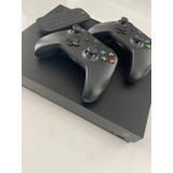 Microsoft Xbox One X 1tb Com 2 Controles, Media Remote E 11 Meses De Game Pass