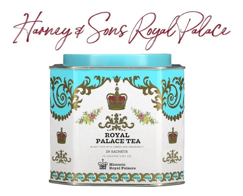 Harney & Sons, Té Negro Con Limón Y Pomelo, Royal Palace Tea
