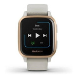 Smartwatch Garmin Venu Venu Sq - Music Edition 1.3  Caja 40mm De  Polímero Reforzado Con Fibra Light Sand, Malla  Light Sand De  Silicona