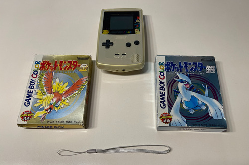 Game Boy Color Edición Pokemon Center Gold & Silver Y Juegos