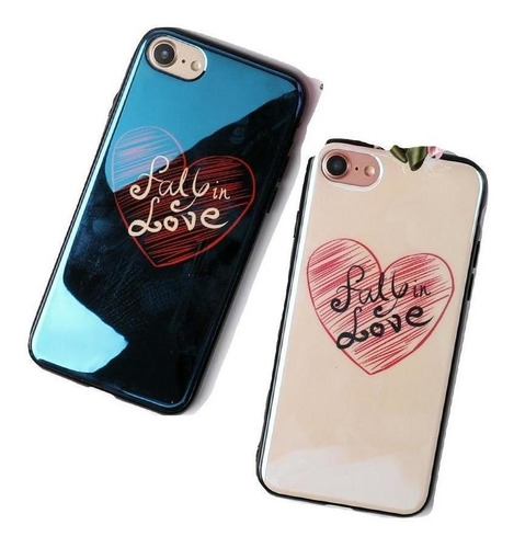 Funda Para iPhone Fall In Love Hombre Mujer Amor Novios Love