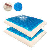 Almohada Viscoelástica Gel Memory Foam Termorregulable Setx2