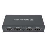 Conmutador Kvm Hdmi 4 En 1 Switch 4k 60hz Salida De Audio