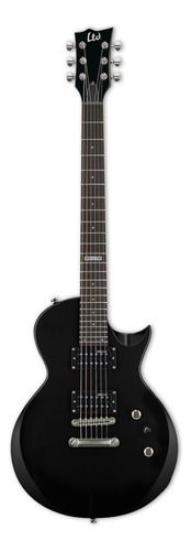Guitarra Eléctrica Esp Ec Series Ec-10 De Tilo Black Con Diapasón De Madera De Ingeniería
