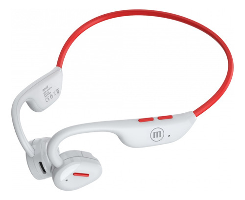 Audífonos Deportivos Maxell Airlink Bluetooth Ipx5 7 Horas Color Blanco