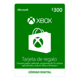 Microsoft Tarjeta Regalo Xbox $300 Pesos (digital)