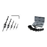 Kit Mechas Avelladadora 3, 4, 5, 6, 8 Mm + Mecha Copa X 11  