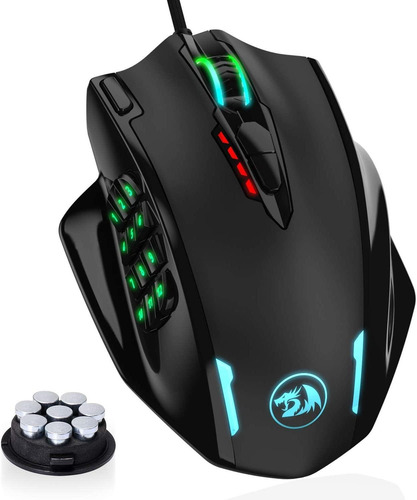 Mouse Gamer Redragon Impact Ergonómico 20 Botones