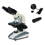 Microscopio Biologico Di-136b Com Câmera De 5 Megapixels