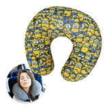 Almohada Cuello Relax Viaje Cervical Confort Grande Minions